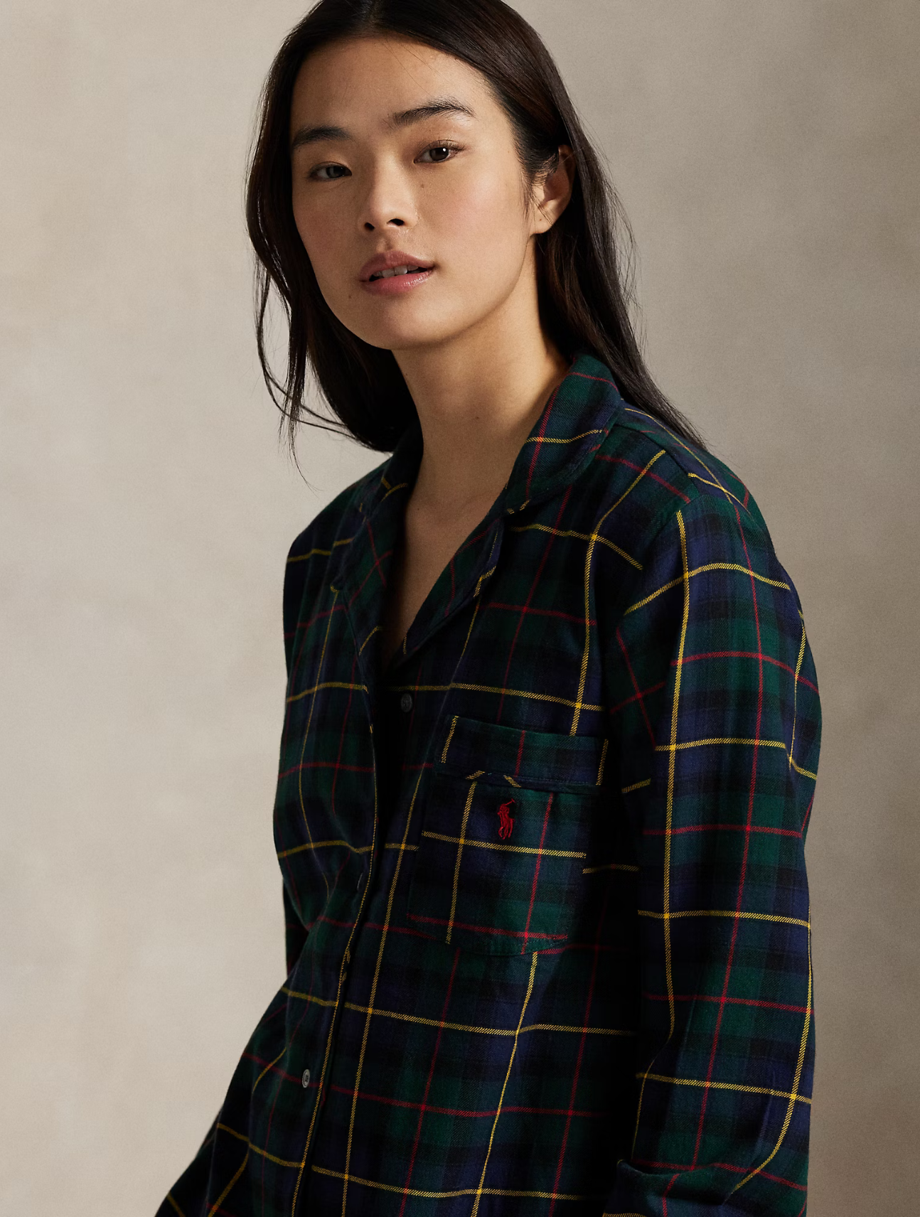 Madison Plaid Flannel Pajama Set