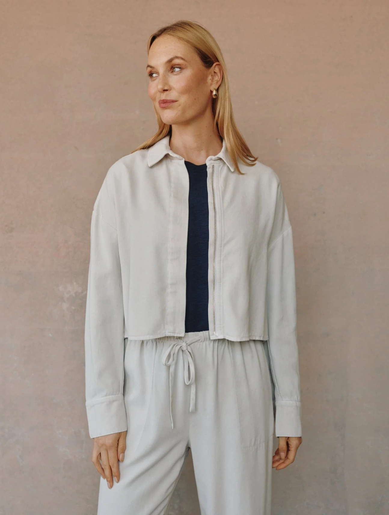 Oversized Crop Jacket