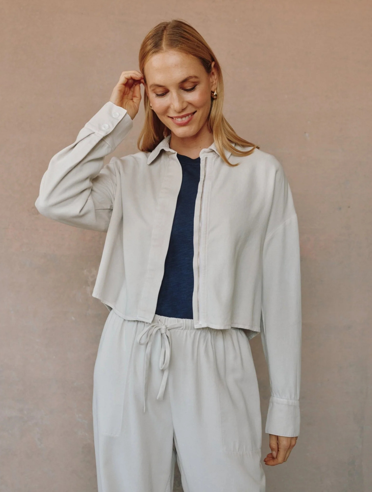 Oversized Crop Jacket