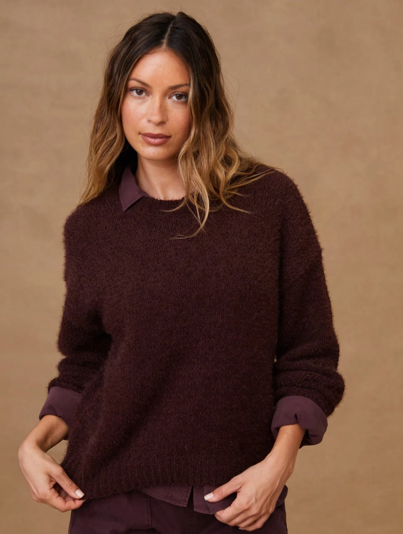 Drop Shoulder Sweater
