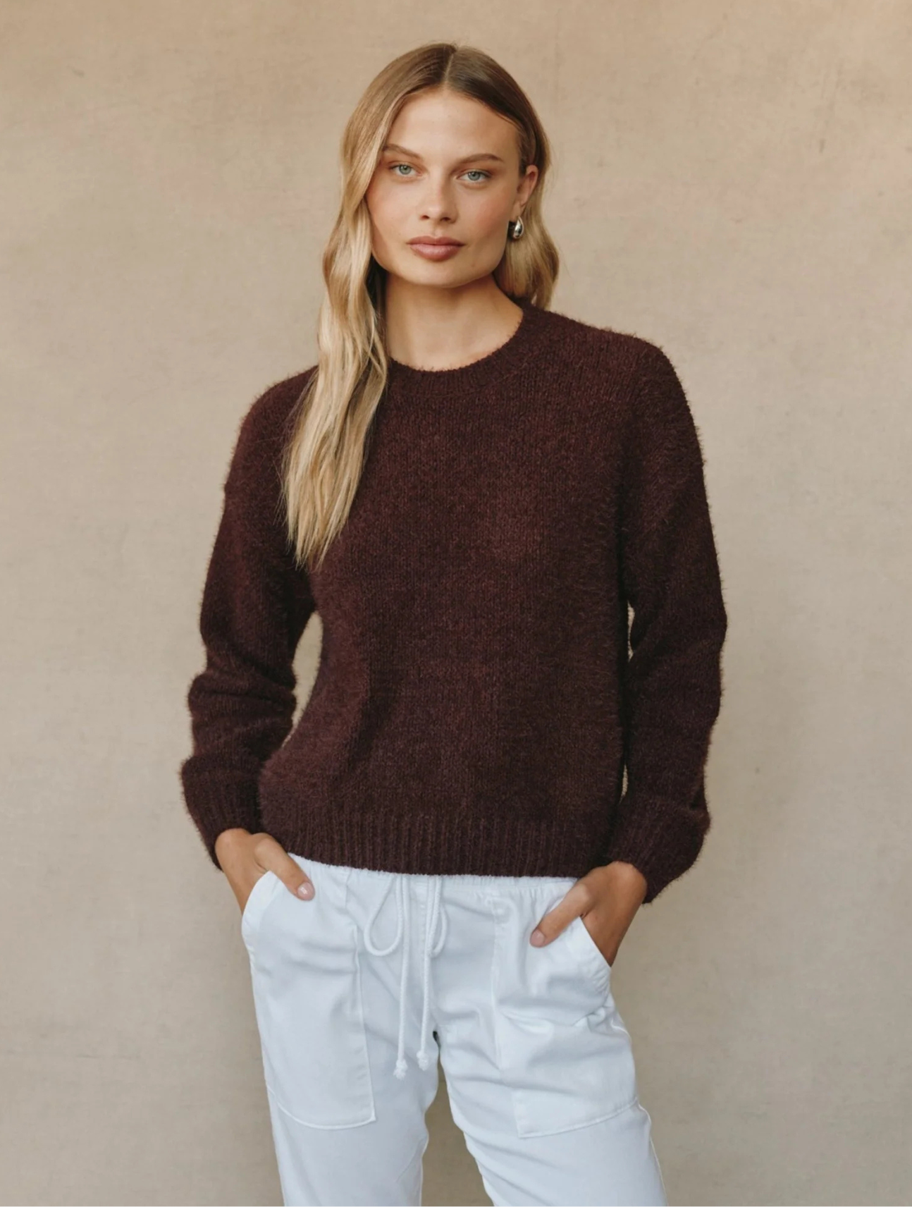 Drop Shoulder Sweater