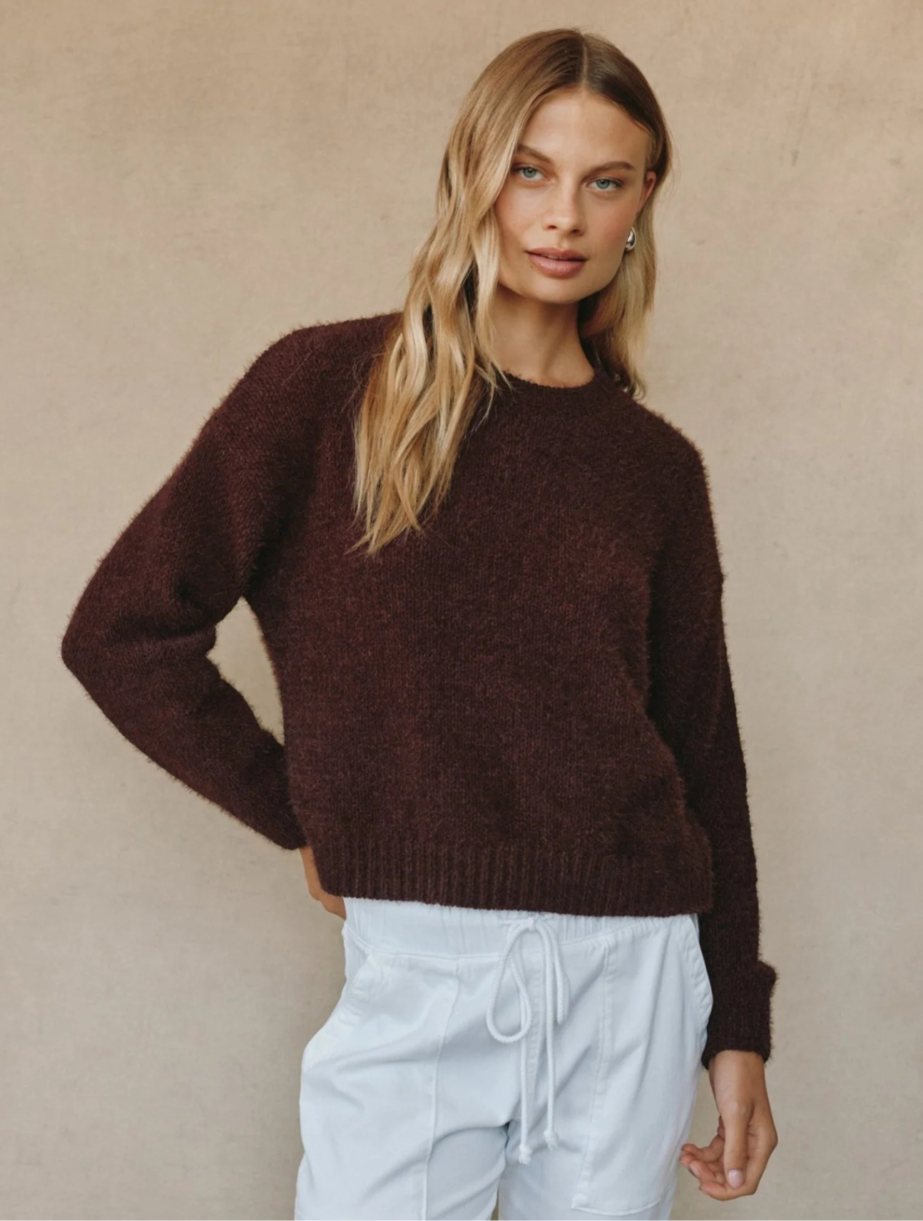Drop Shoulder Sweater