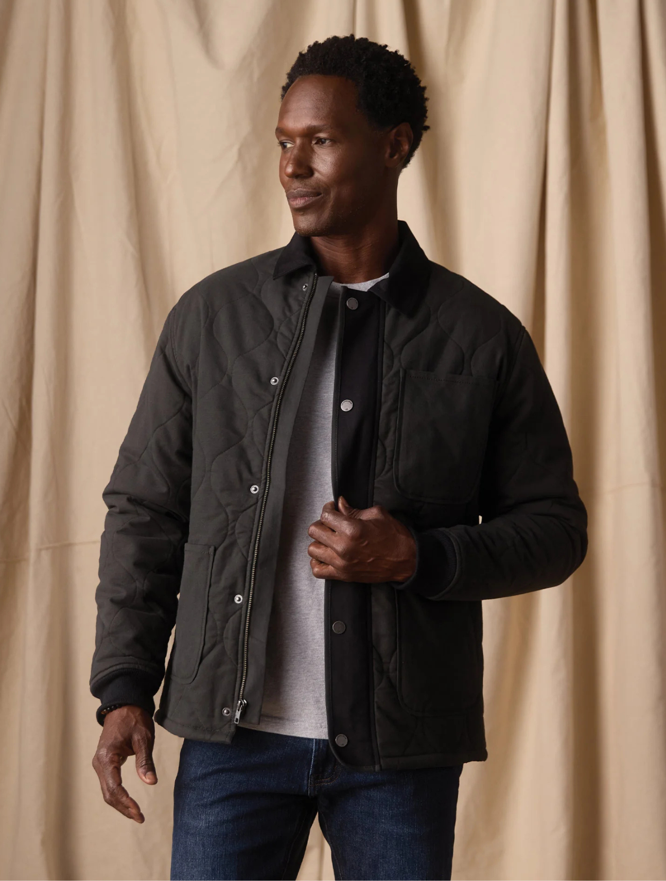 James Canvas Liner Jacket