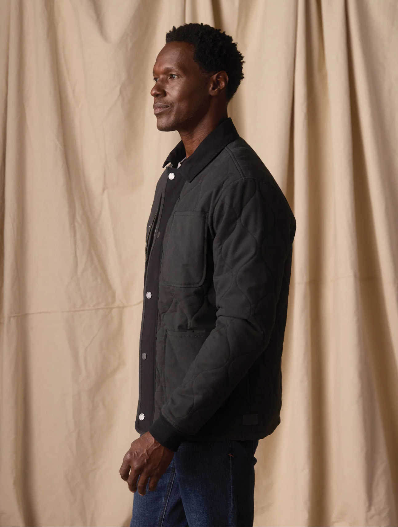 James Canvas Liner Jacket