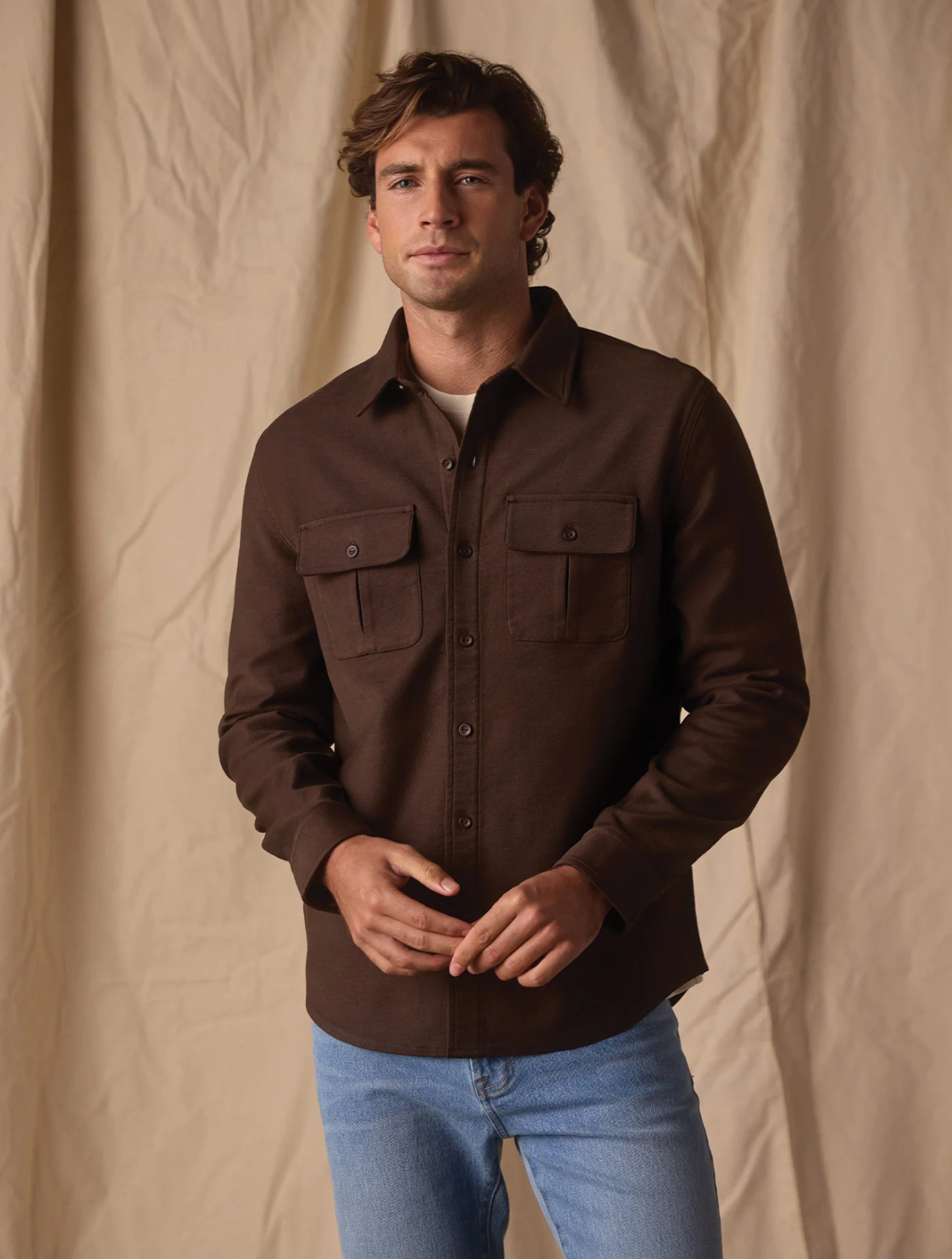 Comfort Terry Shirt Jacket
