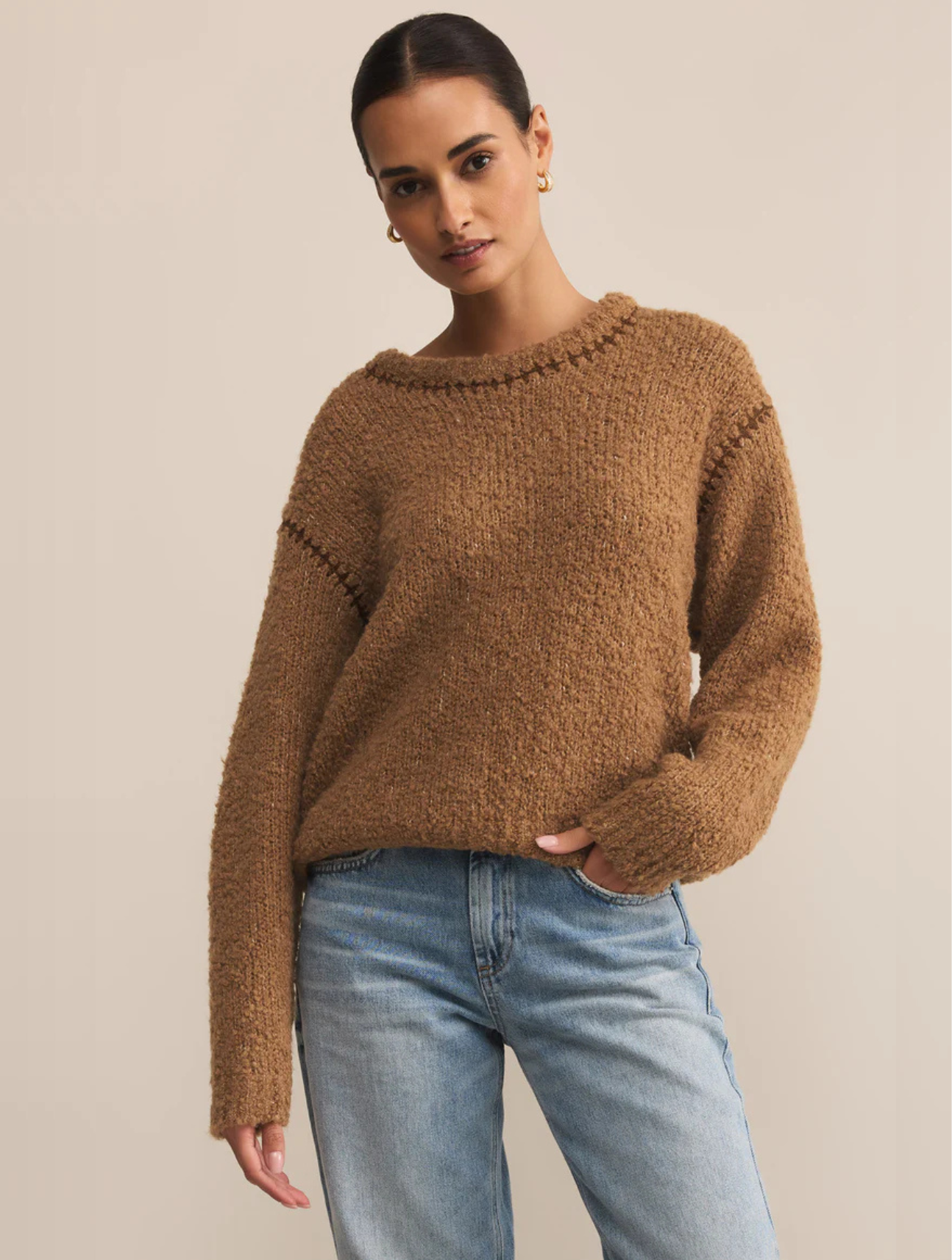 Romnie Whipstitch Sweater