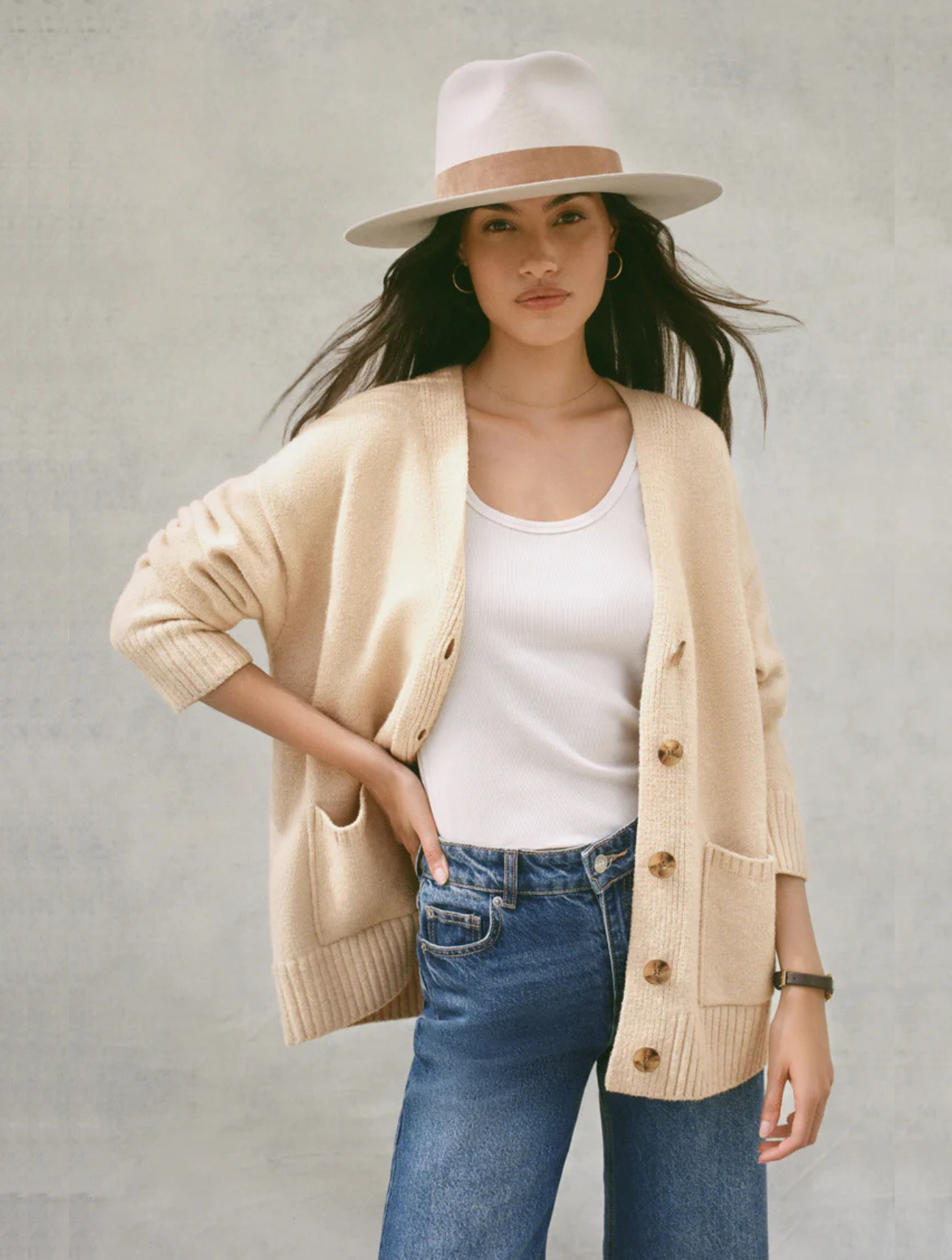 Theo V-Neck Cardigan