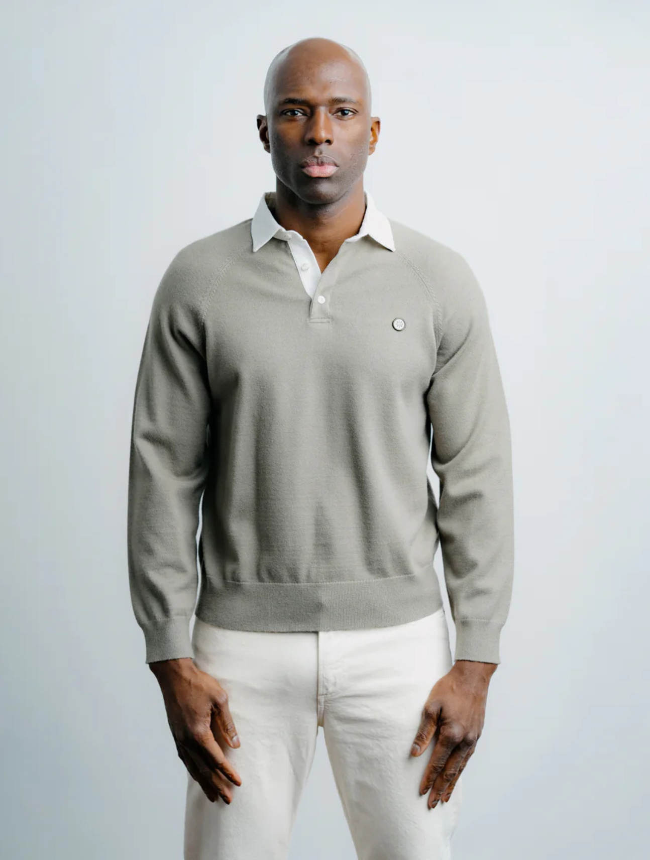 Long Sleeve Knit Rugby Shirt
