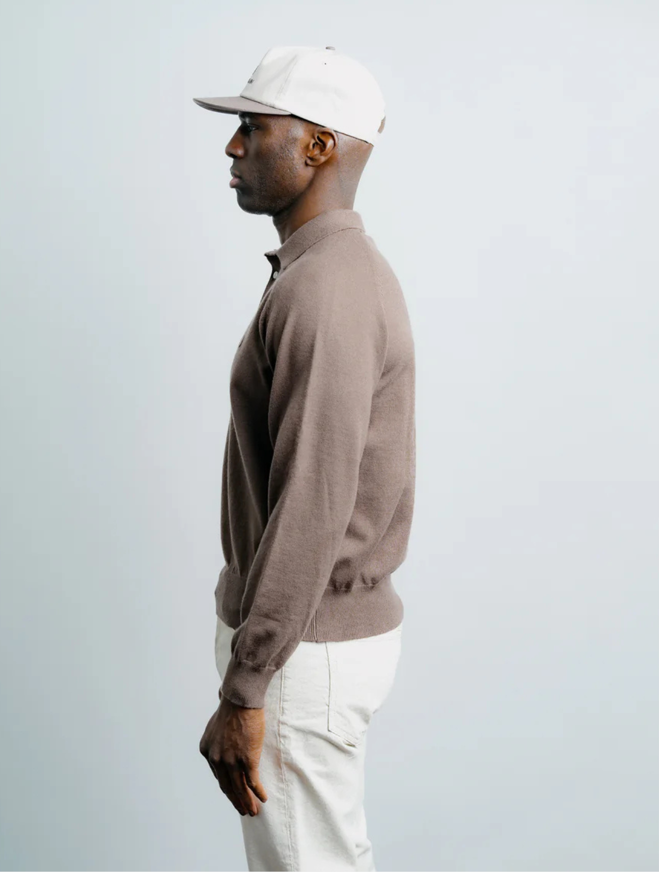 Long Sleeve Knit Polo