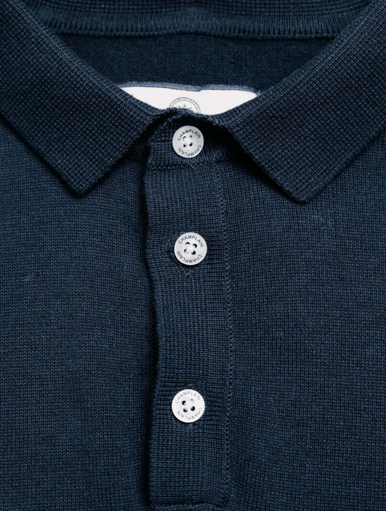 Long Sleeve Knit Polo