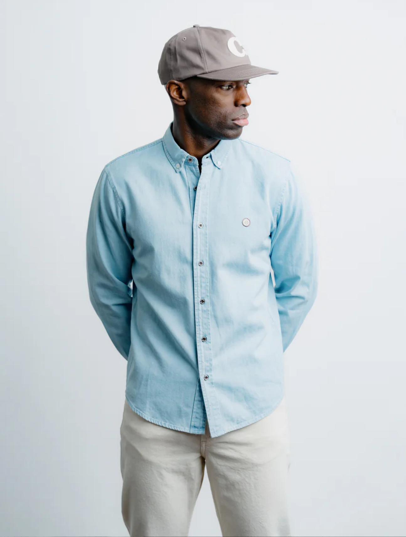 Light Wash Denim Shirt