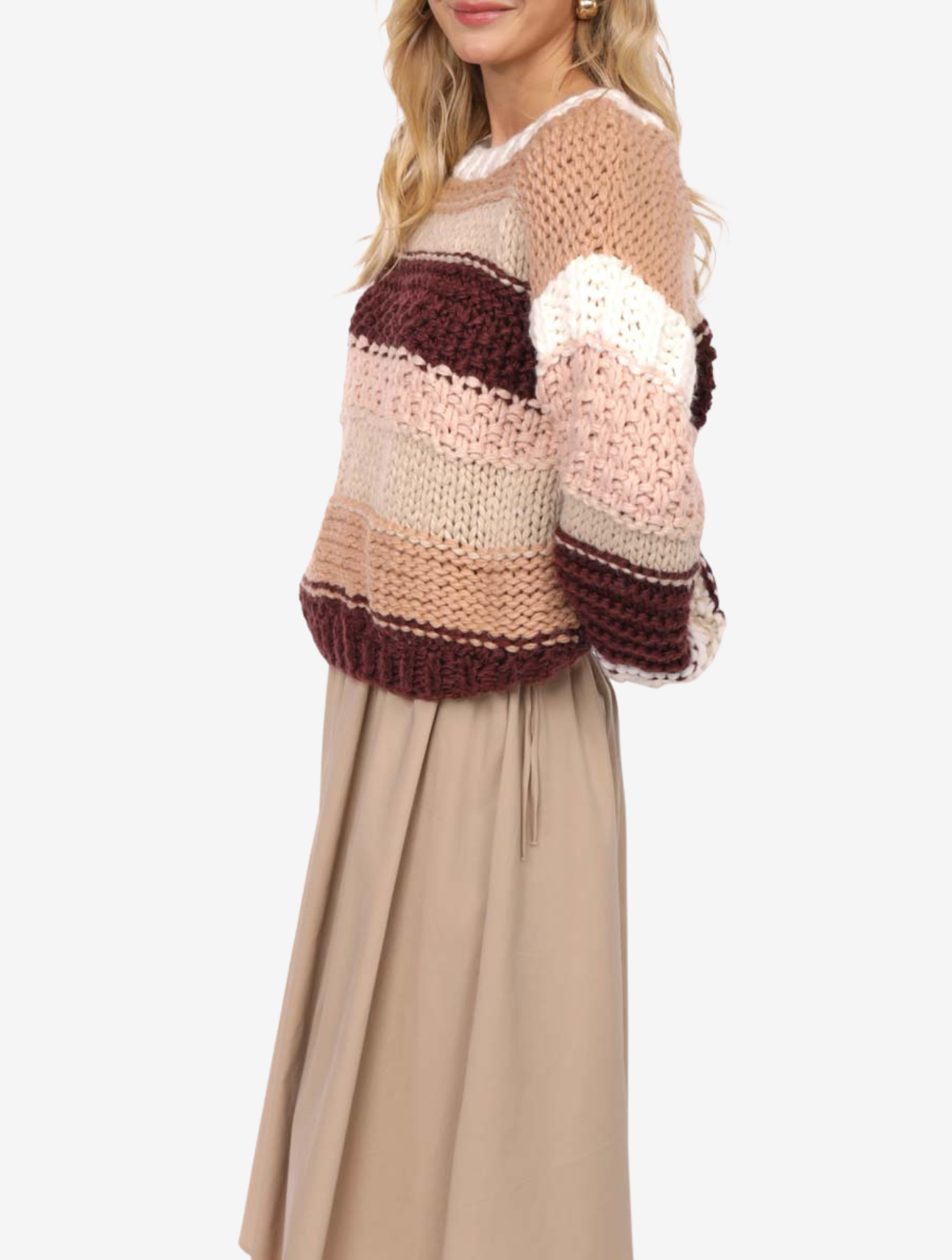Butter Pecan Chunky Sweater