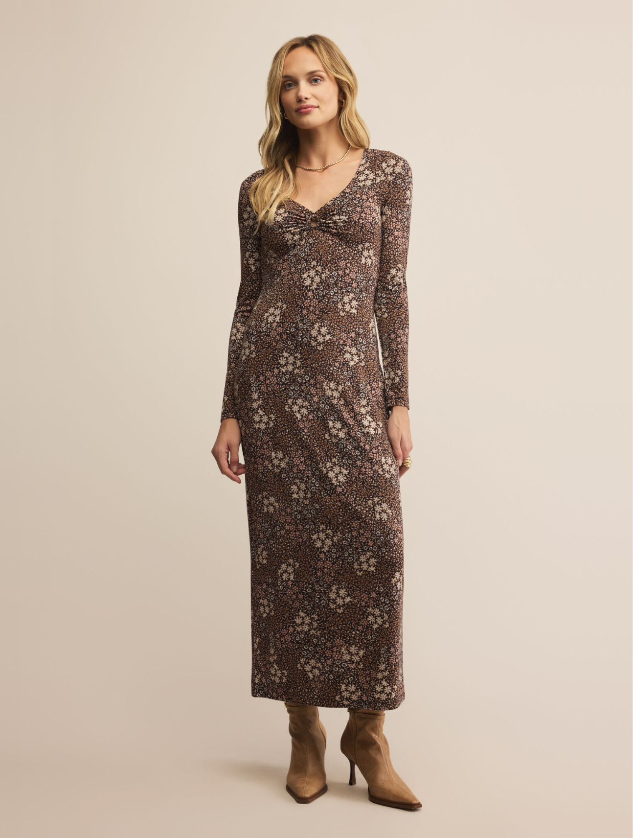 Sable Floral Midi Dress