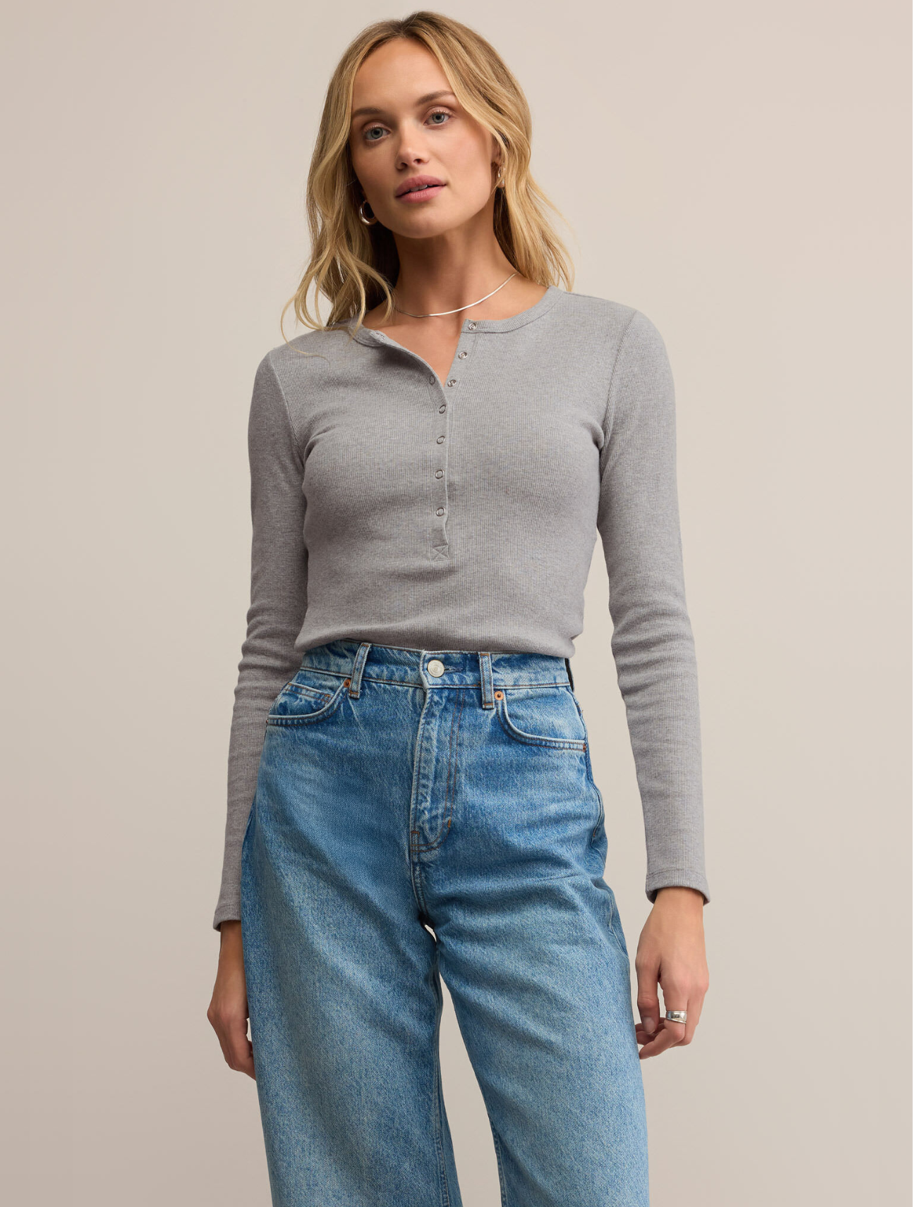 Stella Modal Rib Henley