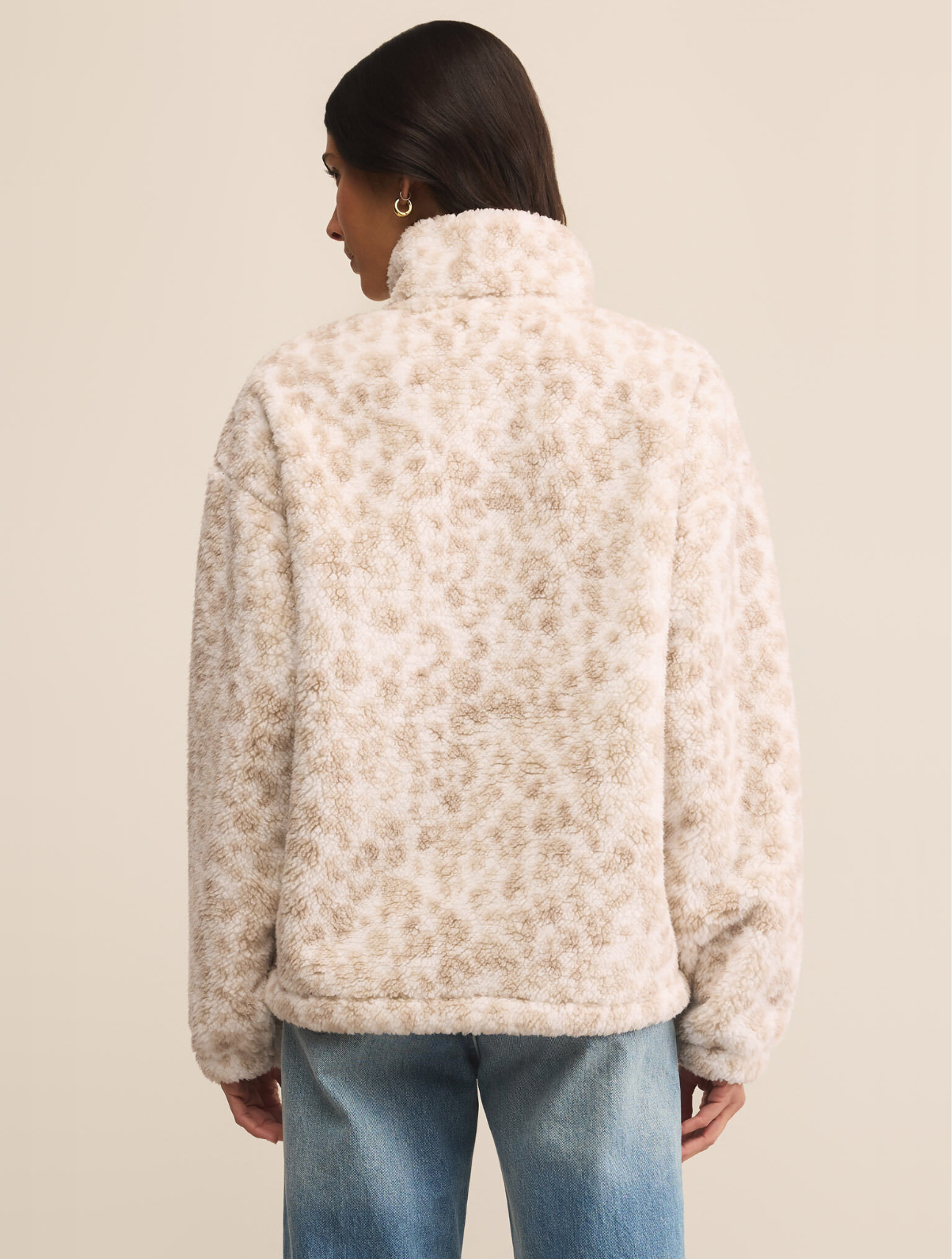 Brooklyn Leopard Sherpa Jacket