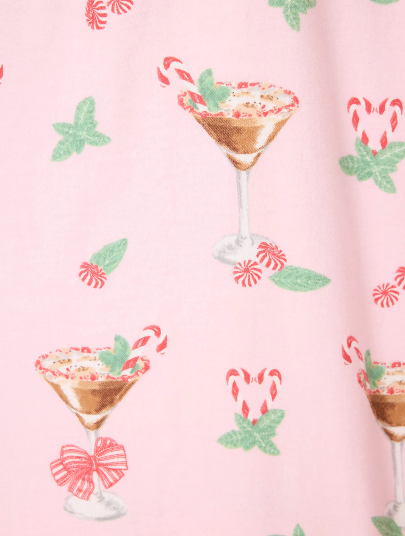 Tini Time Drink Flannel PJ Set