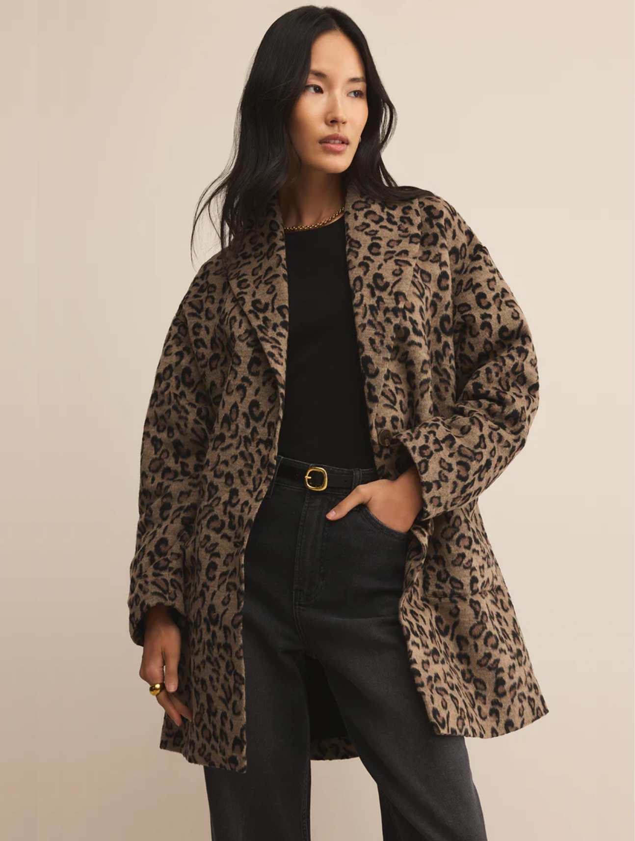 Lennon Leopard Coat
