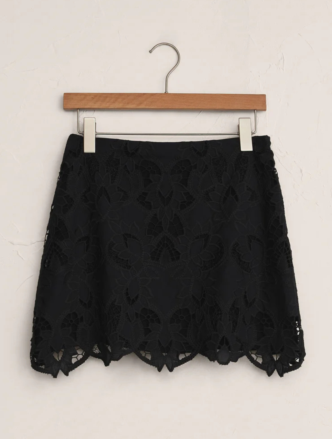 Siren Embroidered Mini Skirt