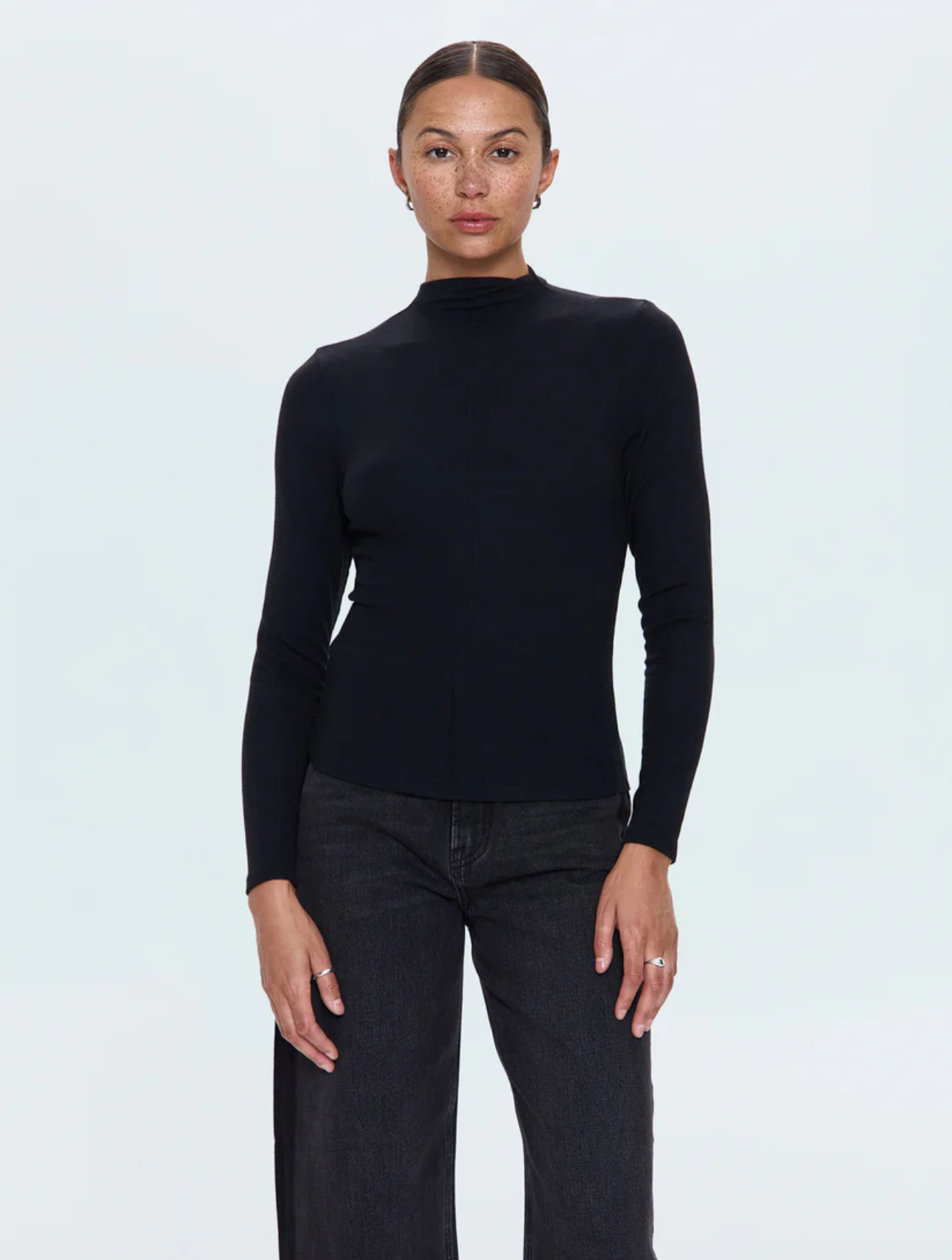 Dara Funnel Neck Top