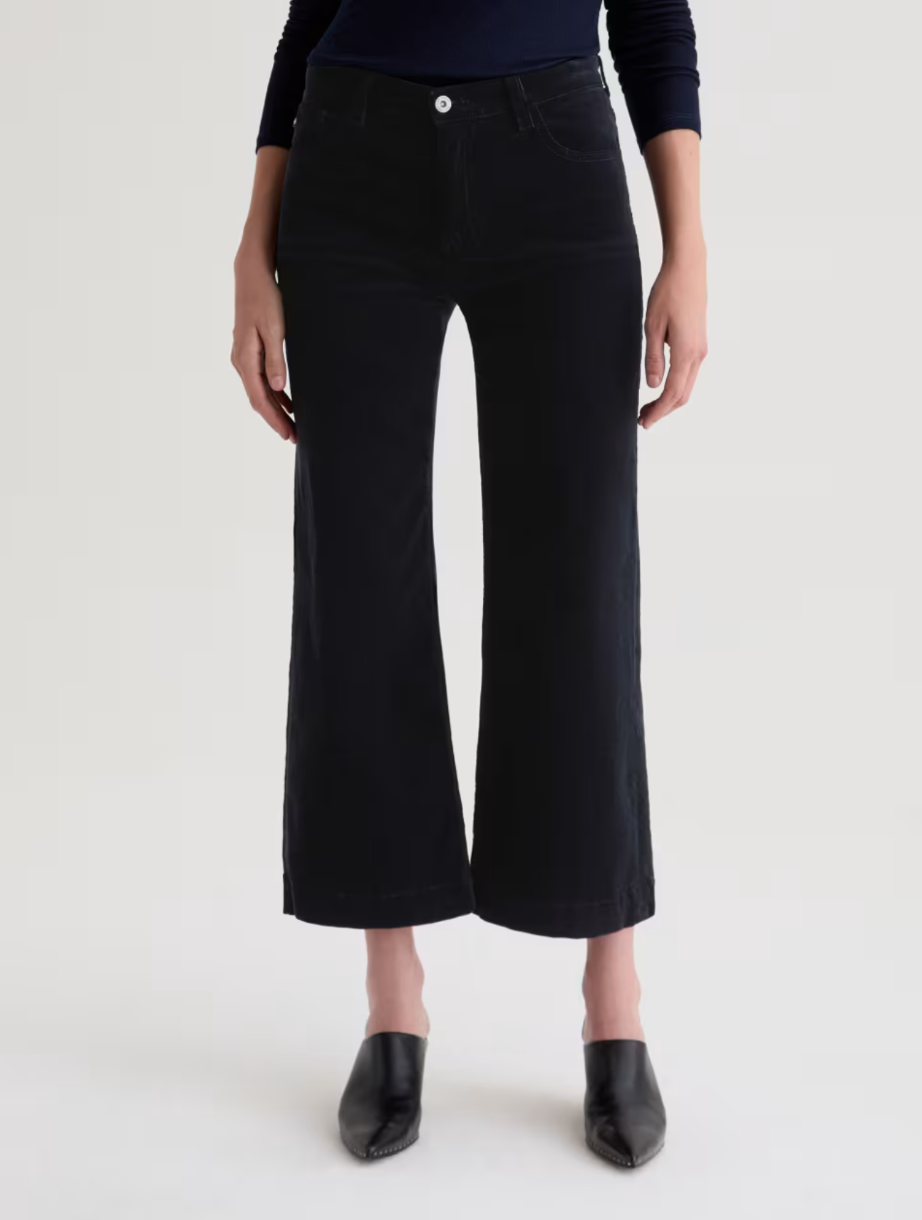Saige Wide Leg Crop Corduroy
