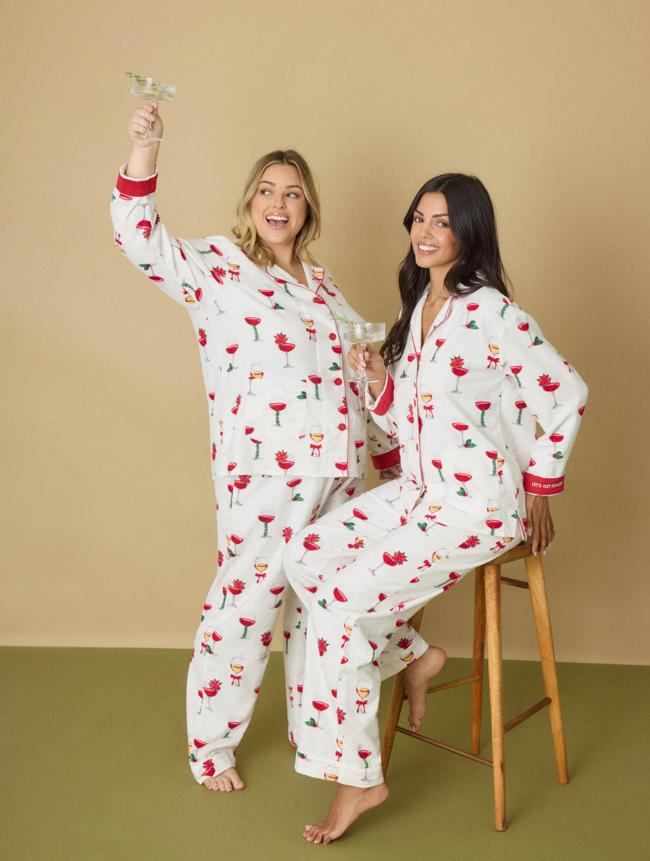 Let's Get Toasty Flannel PJ Set