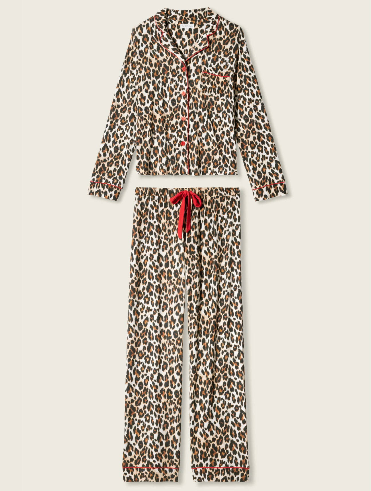 Holiday Dreams Leopard PJ Set