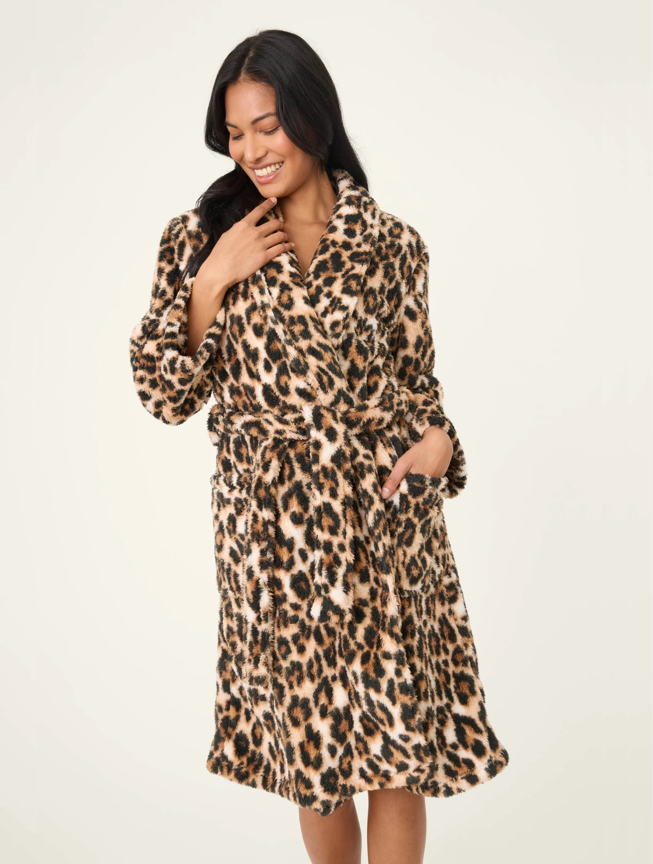 Holiday Dreams Leopard Robe