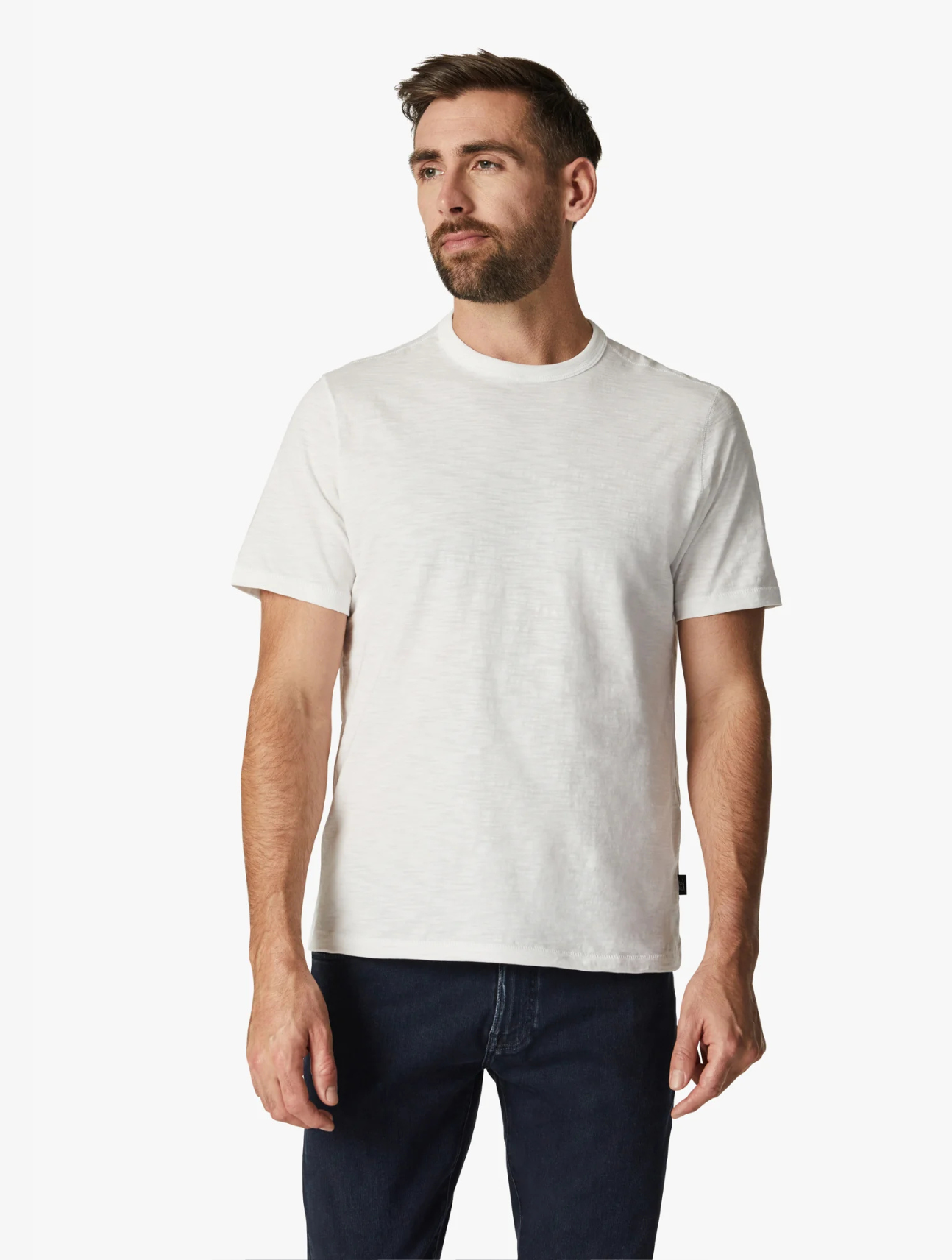 Slub Crew Neck T-Shirt