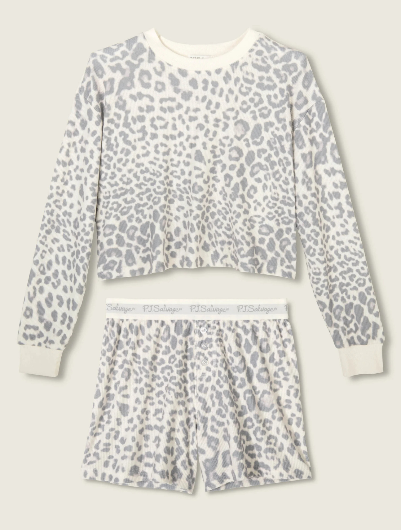 Boyfriend Boxer Leopard Print PJ Set