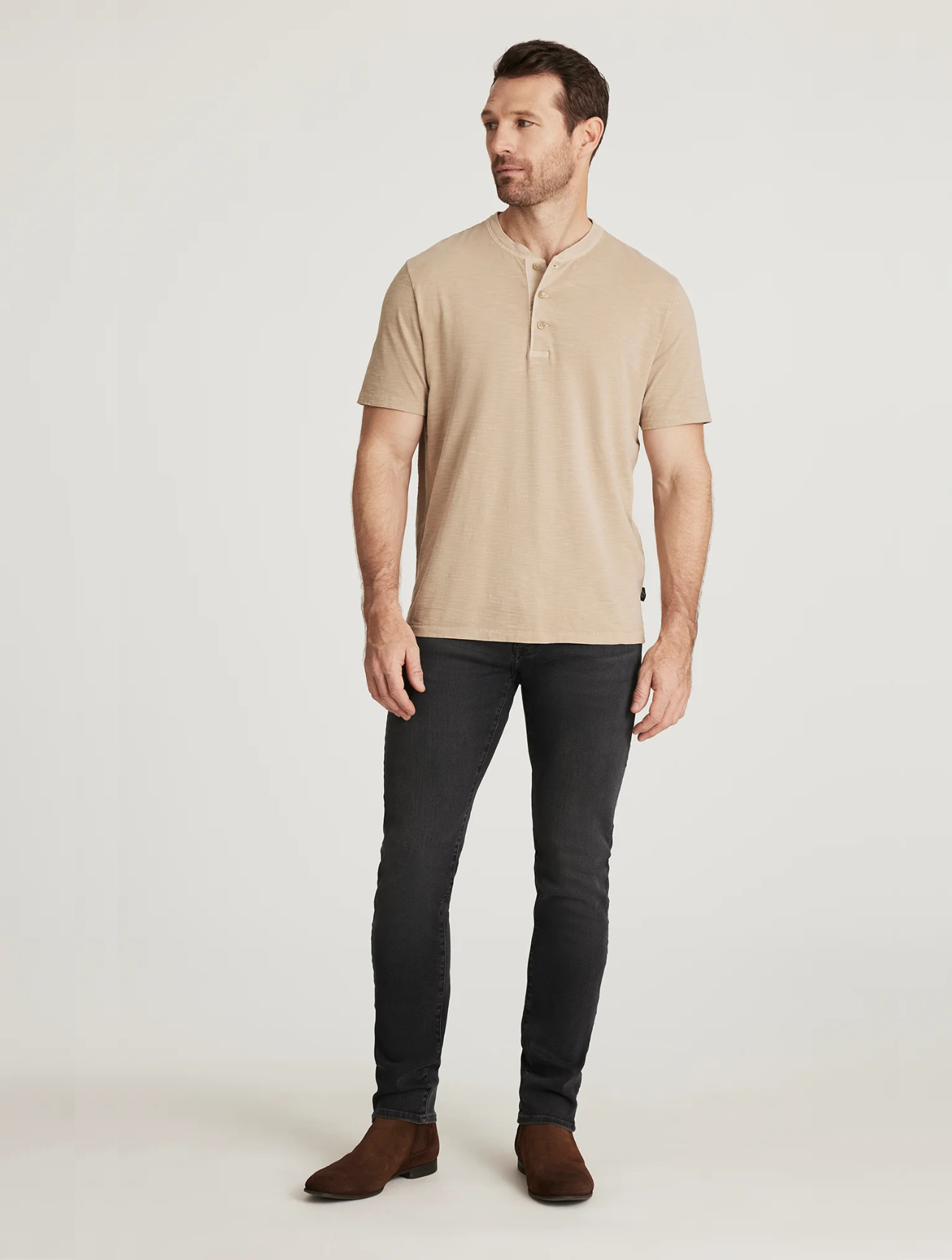 Slub Henley T-Shirt
