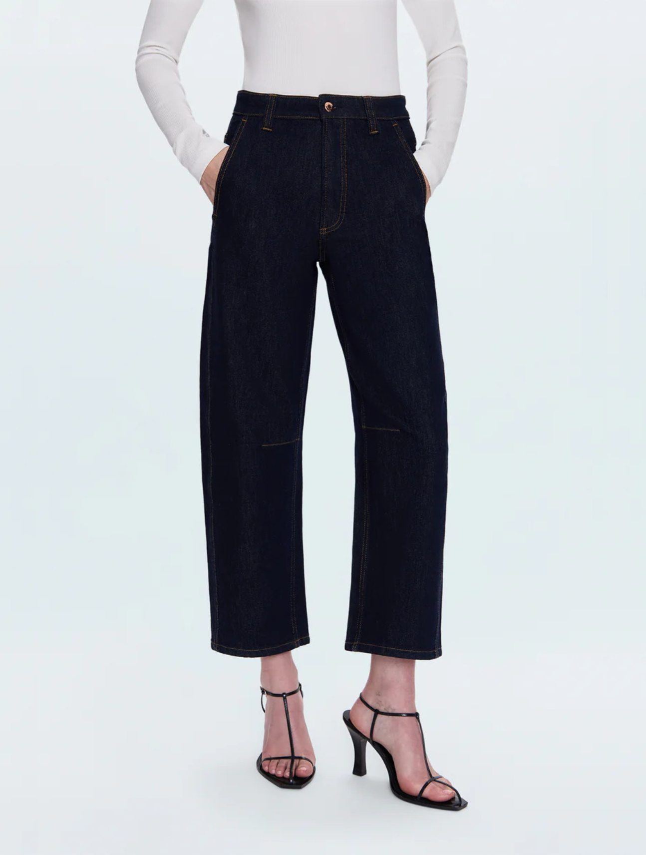 Beau Seamed Crescent Jean