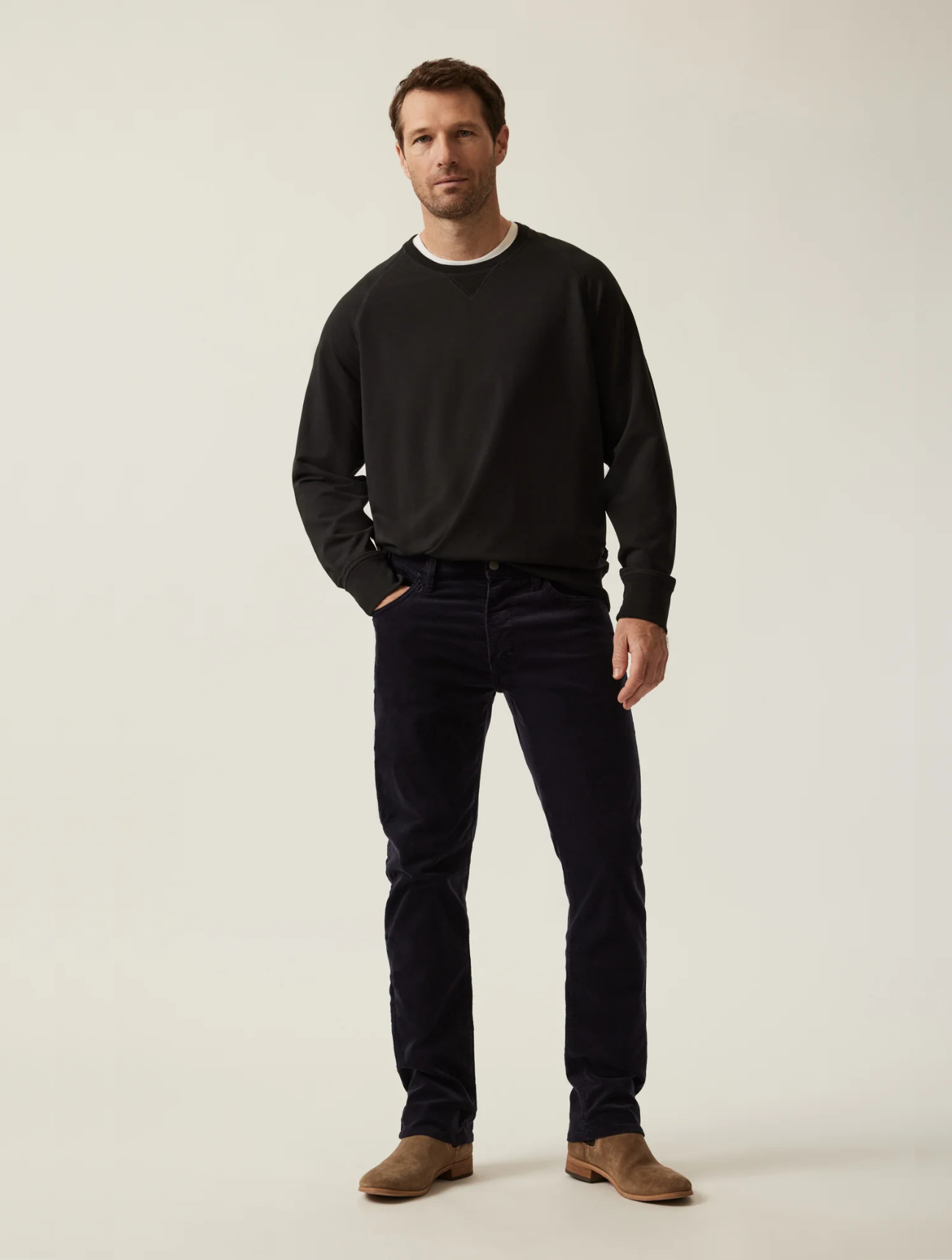 French Terry Crew Sweatshirt