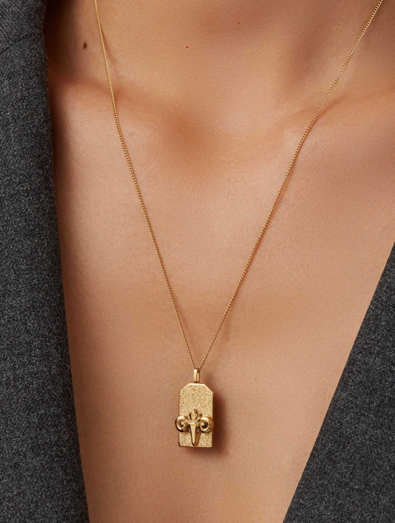 The Aries Zodiac Pendant Necklace