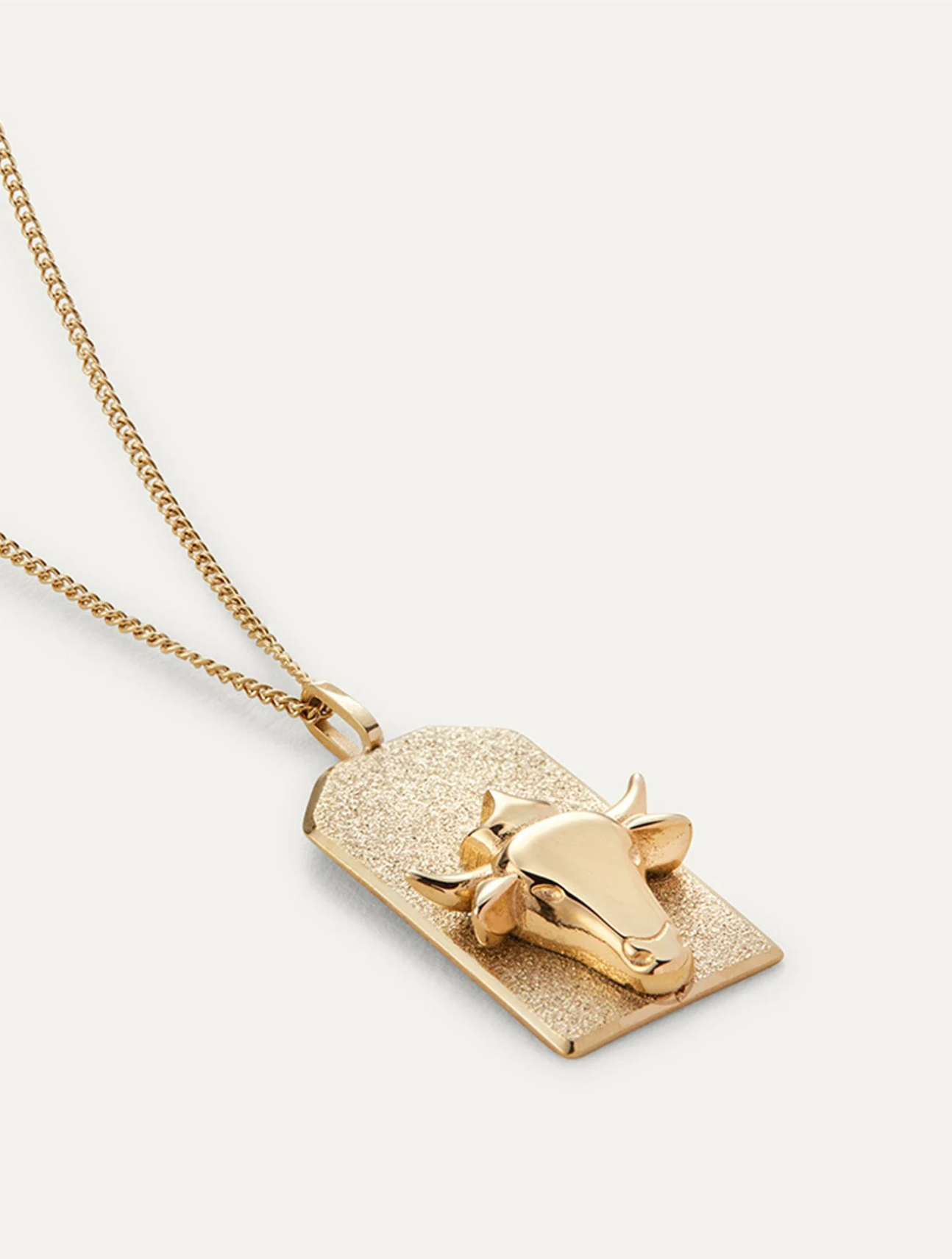The Taurus Zodiac Pendant Necklace