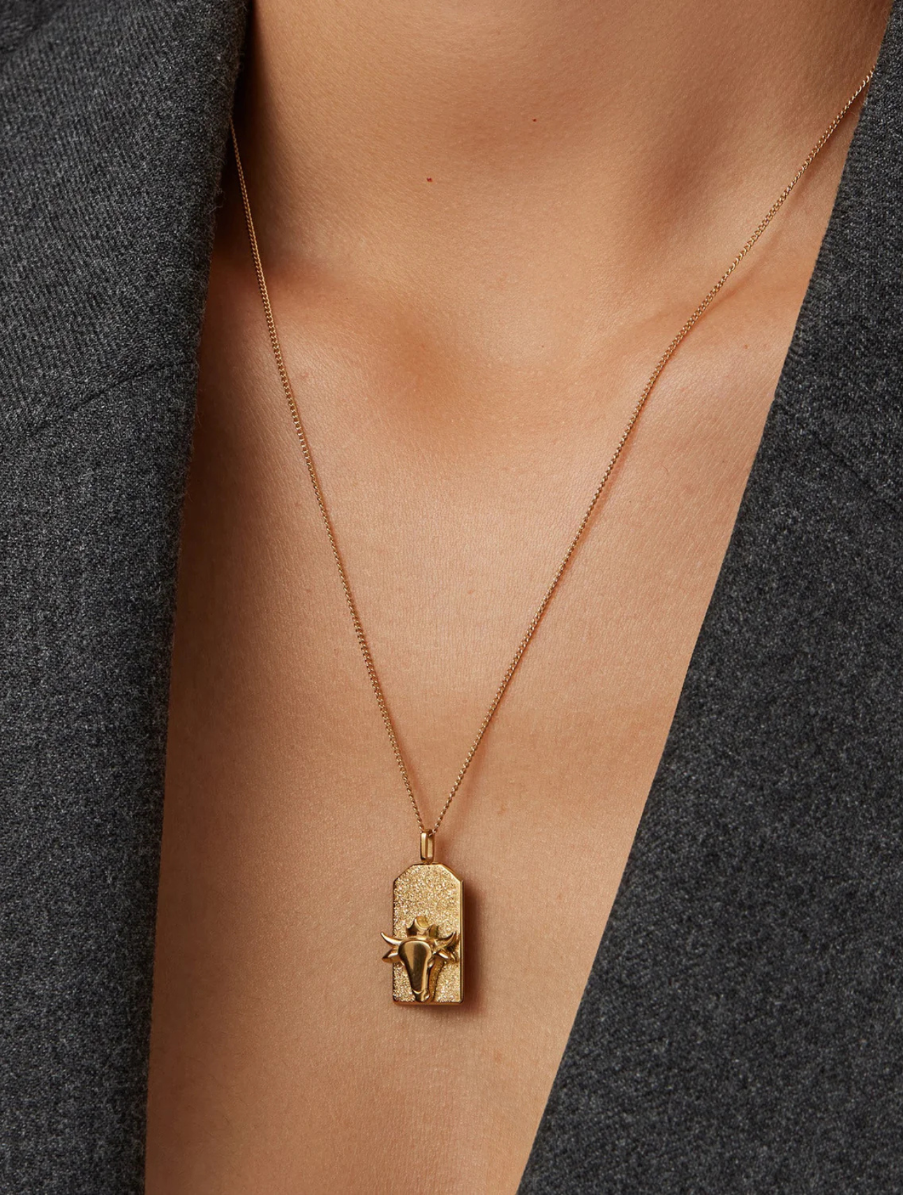 The Taurus Zodiac Pendant Necklace