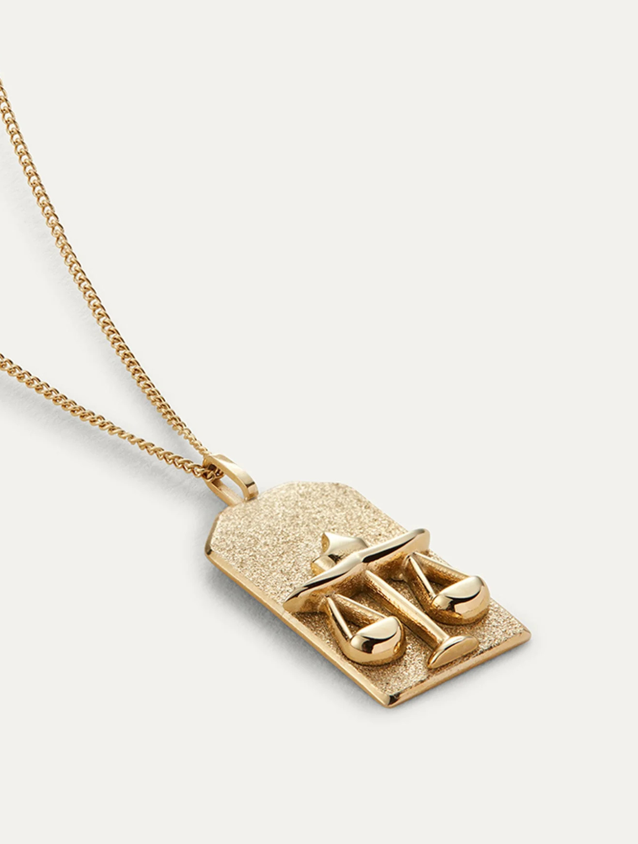 The Libra Zodiac Pendant Necklace
