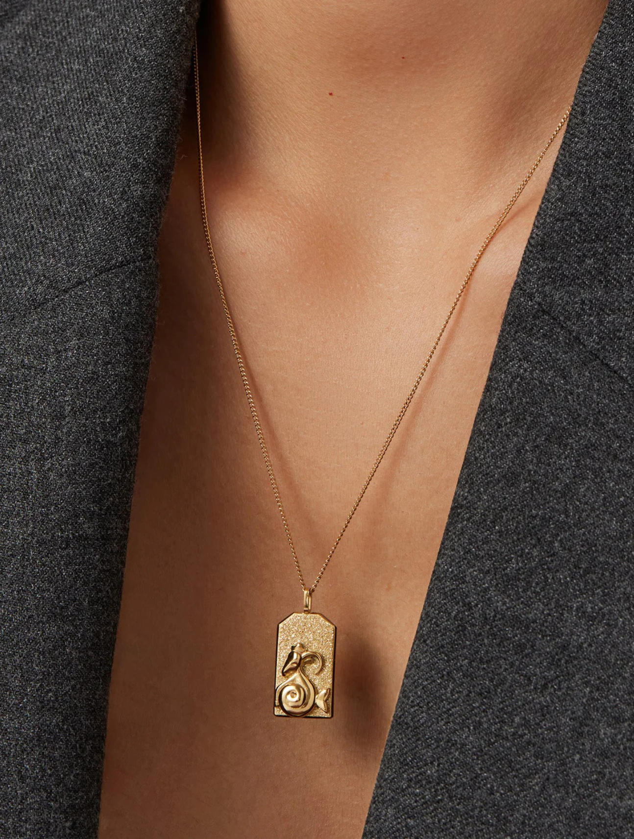 The Capricorn Zodiac Pendant Necklace