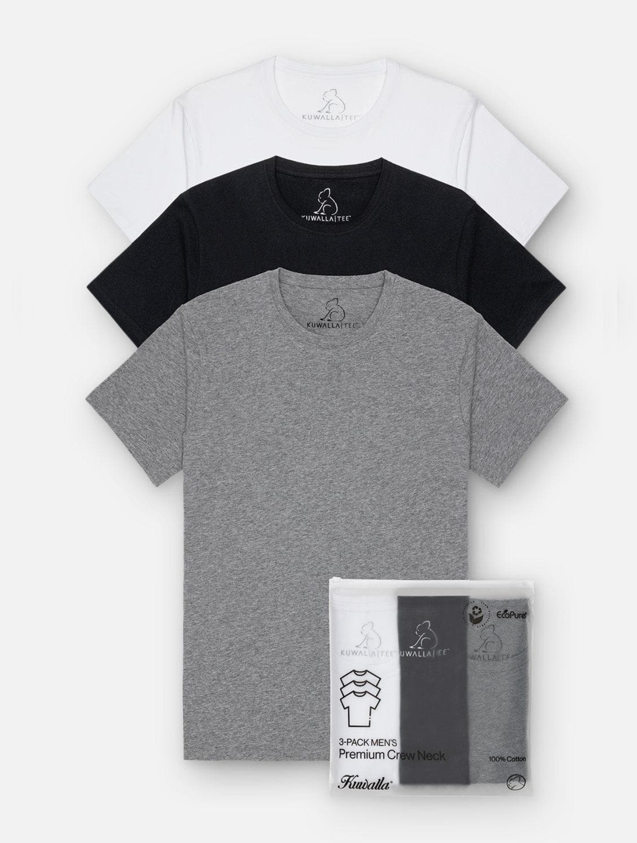 3-Pack Mix Crew Neck