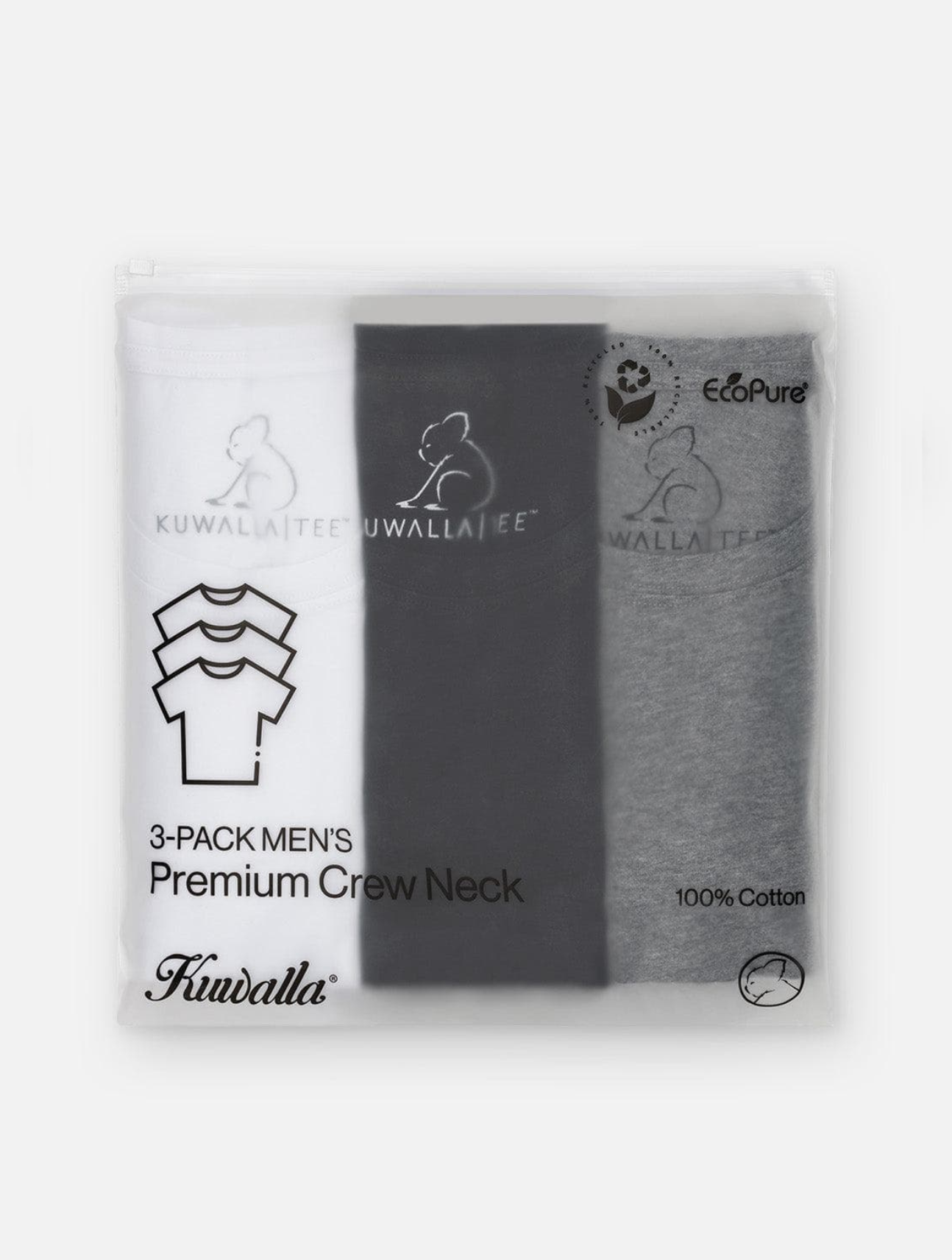 3-Pack Mix Crew Neck