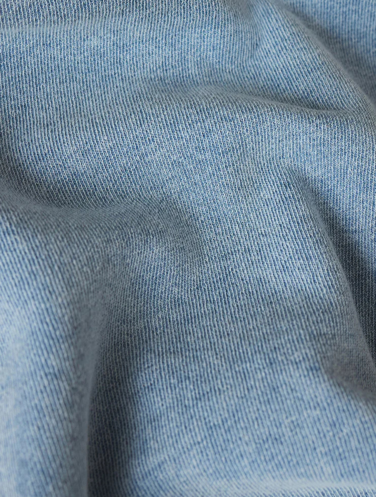 Delphine Knit Denim Sweatshirt