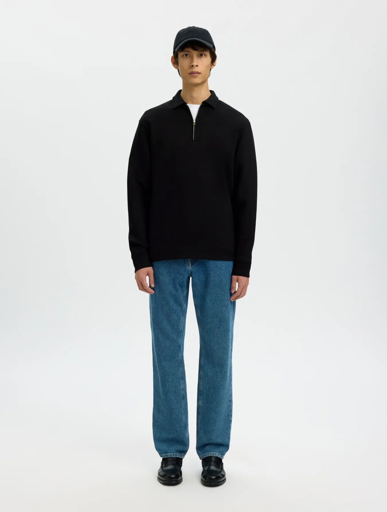 Manuel Soft Polo Zip Sweat