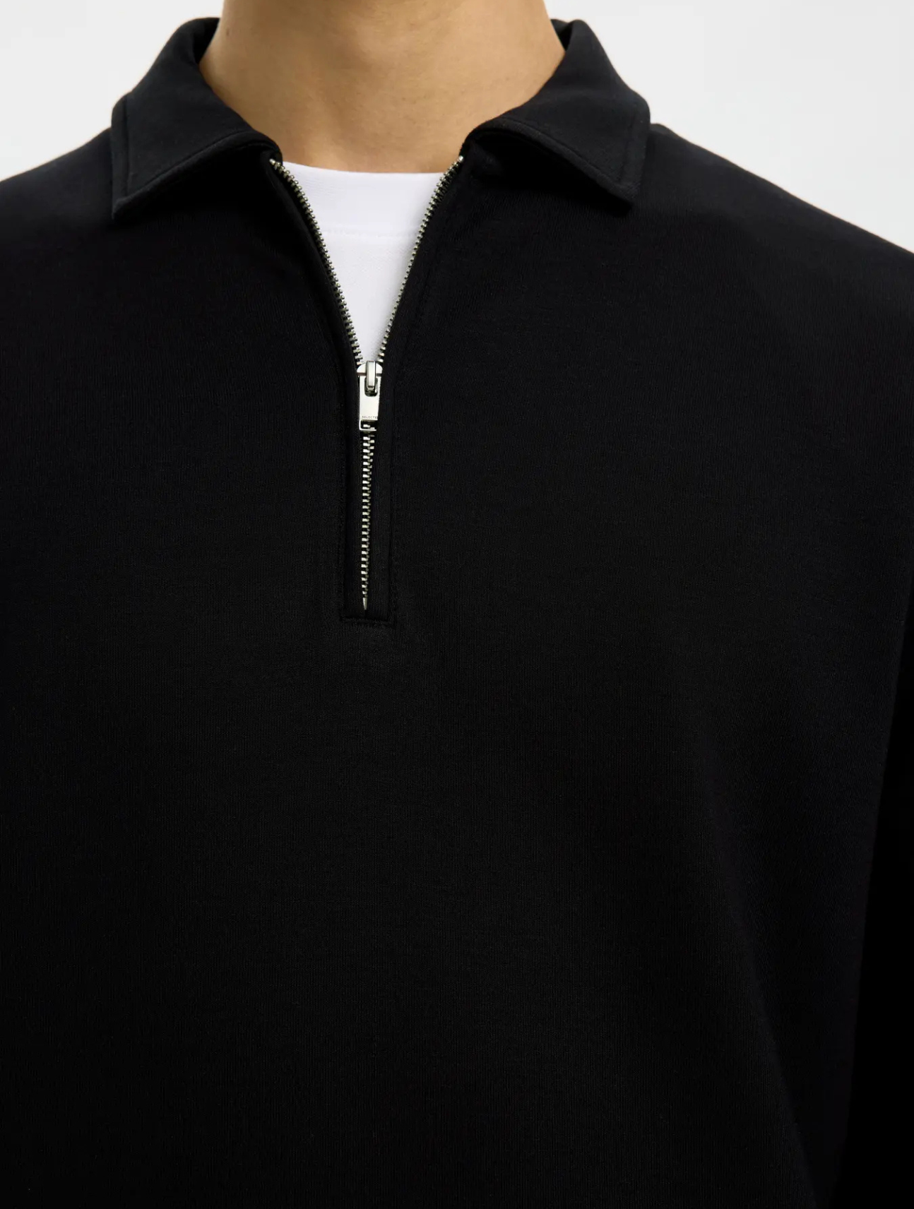 Manuel Soft Polo Zip Sweat