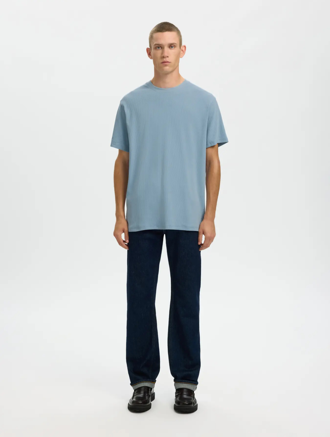 Spencer Rib SS O-Neck Tee