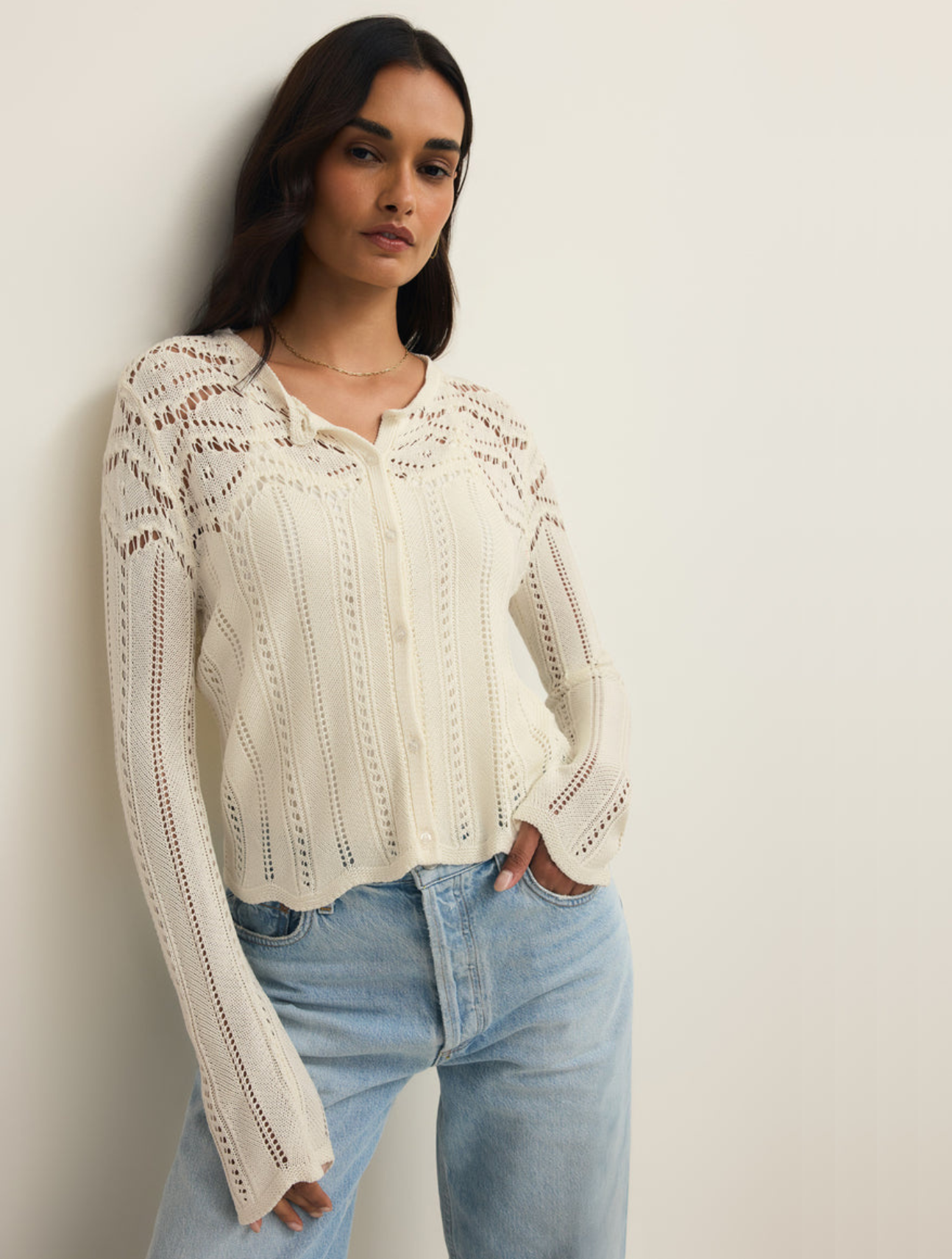 Alycia Crochet Sweater