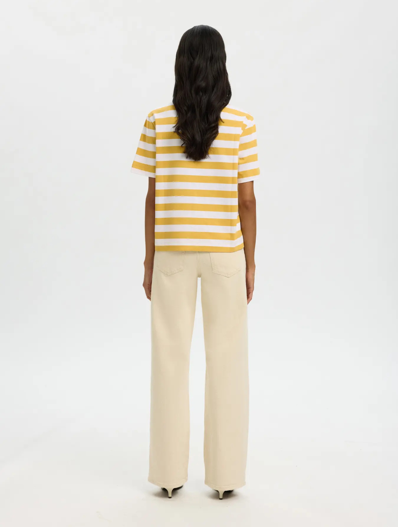 Essential SS Striped Boxy Tee