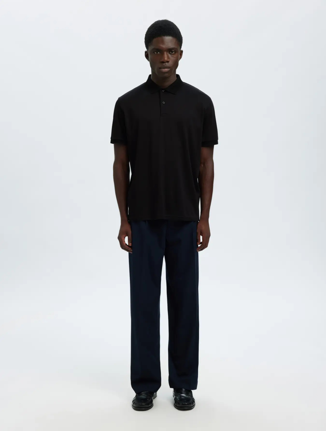 Fave Button SS Polo
