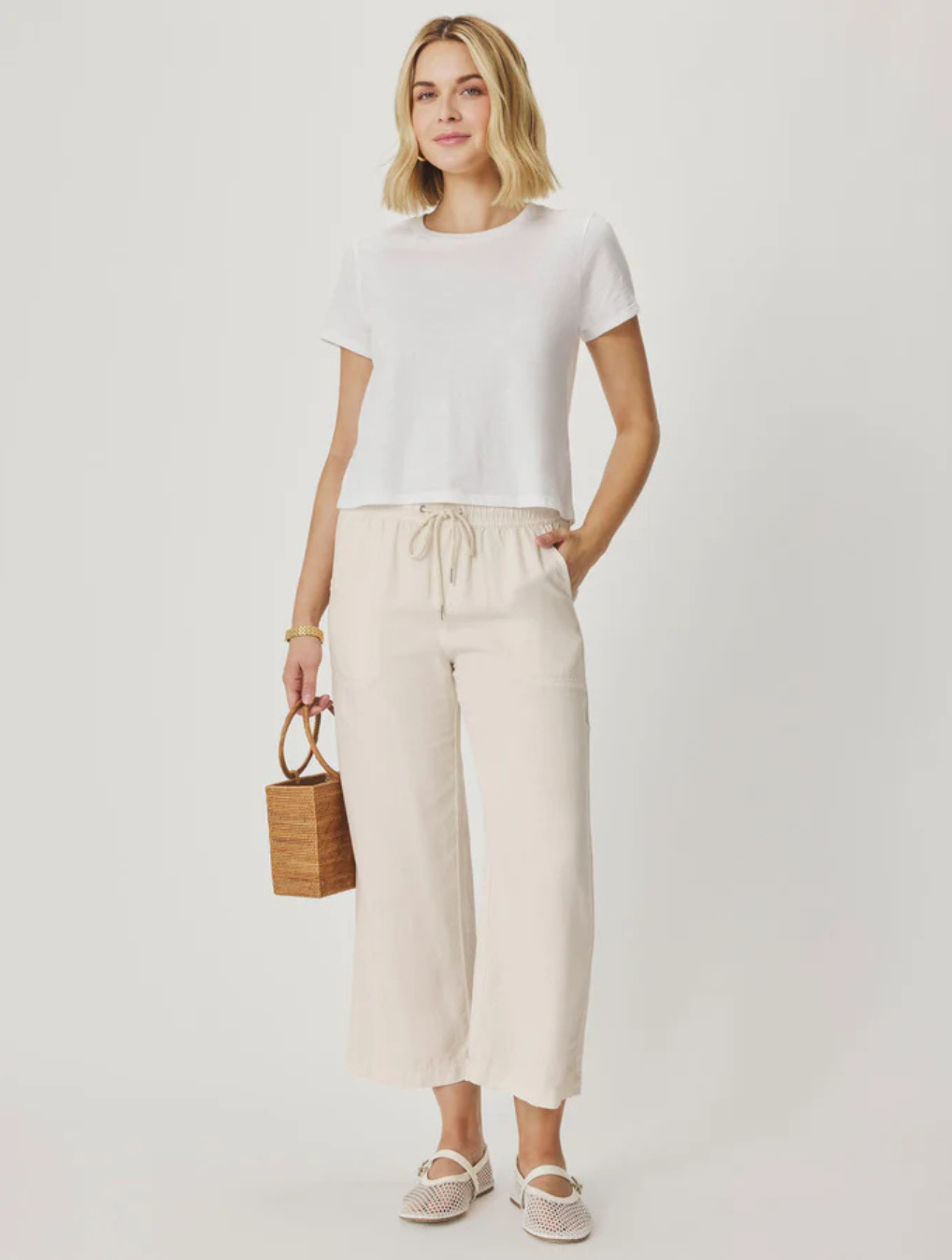 Angie Crop Wide Leg Pant