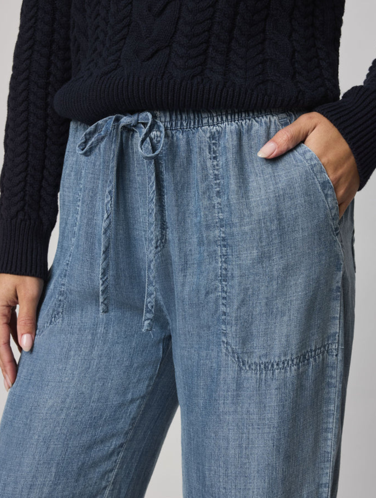 Angie Crop Wide Leg Pant