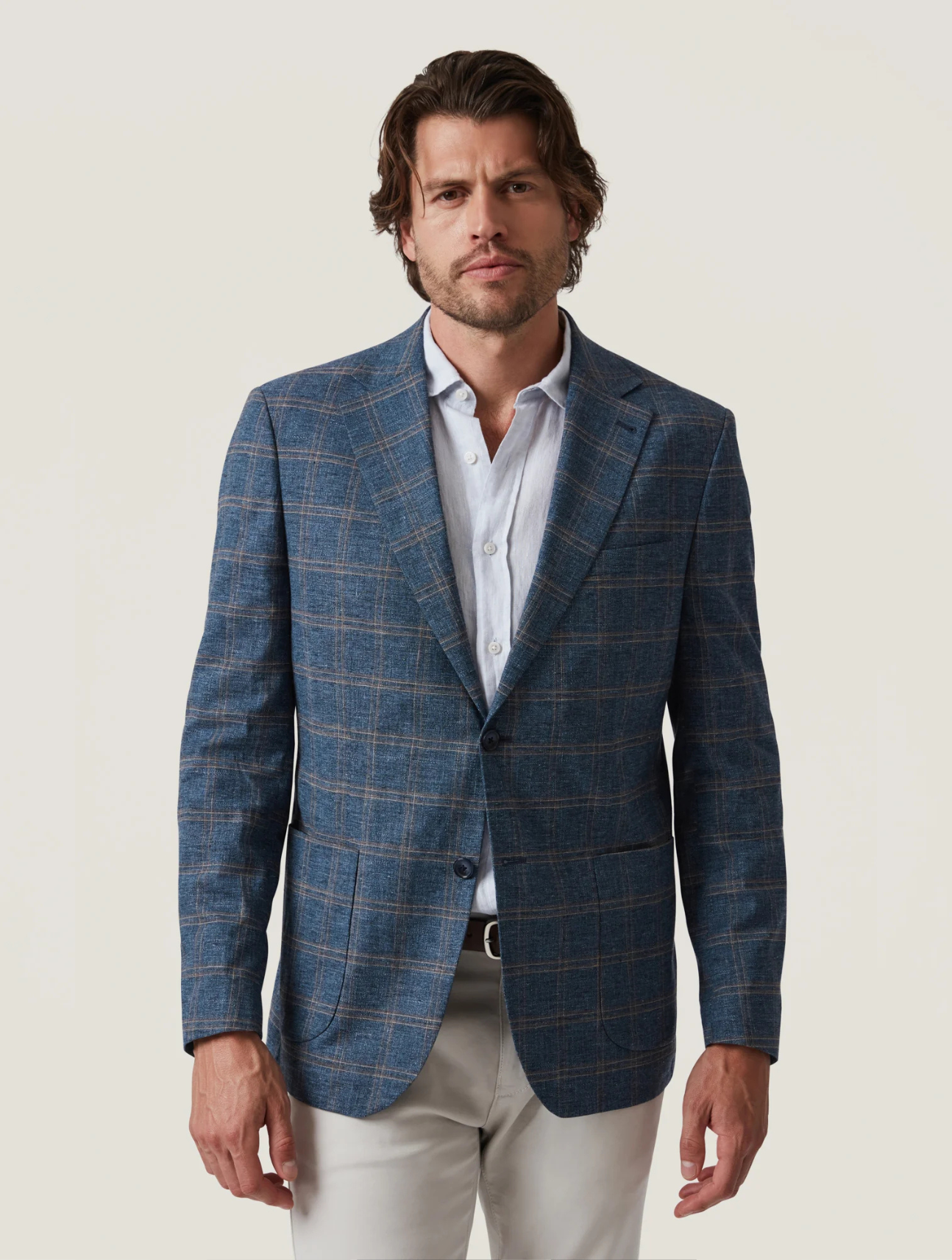 Matteo Checked Blazer