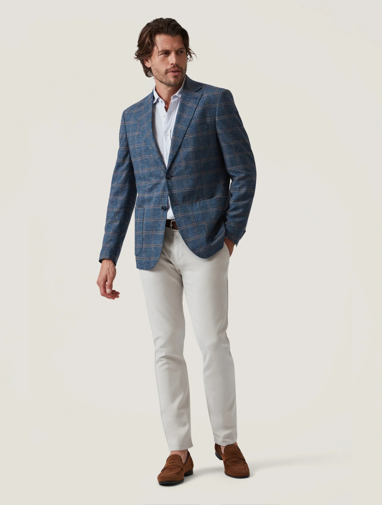 Matteo Checked Blazer